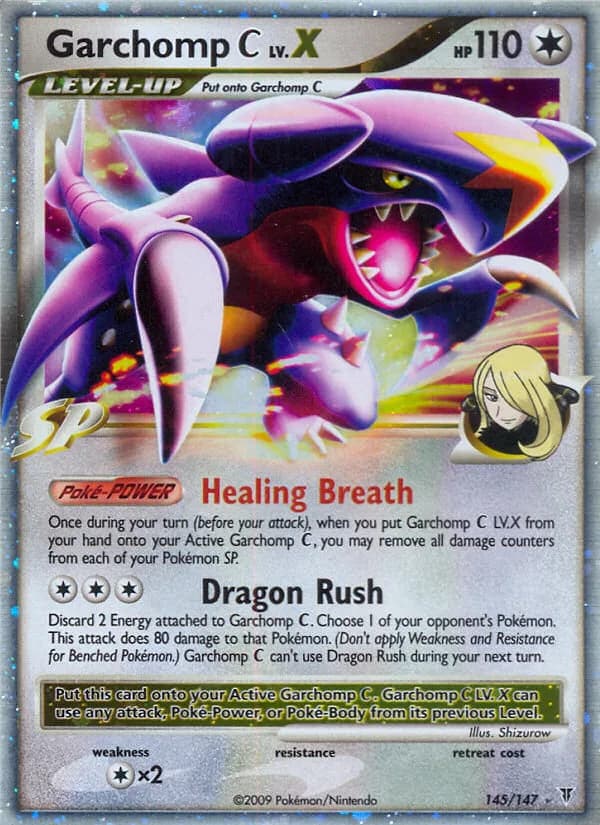 Supreme Victors Garchomp C card front, 145/147