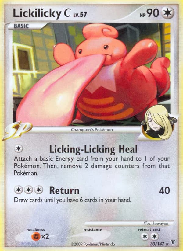 Supreme Victors Lickilicky C card front, 30/147