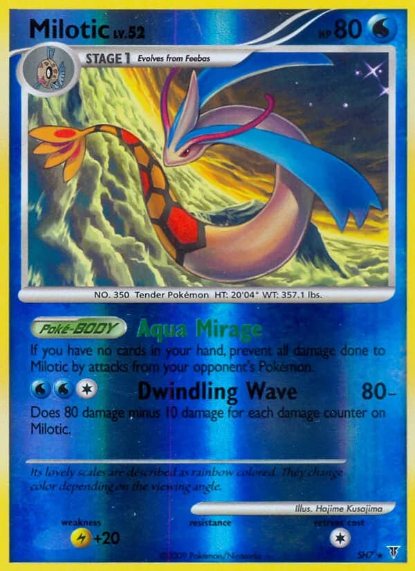 Milotic card front, Supreme Victors SH7/147
