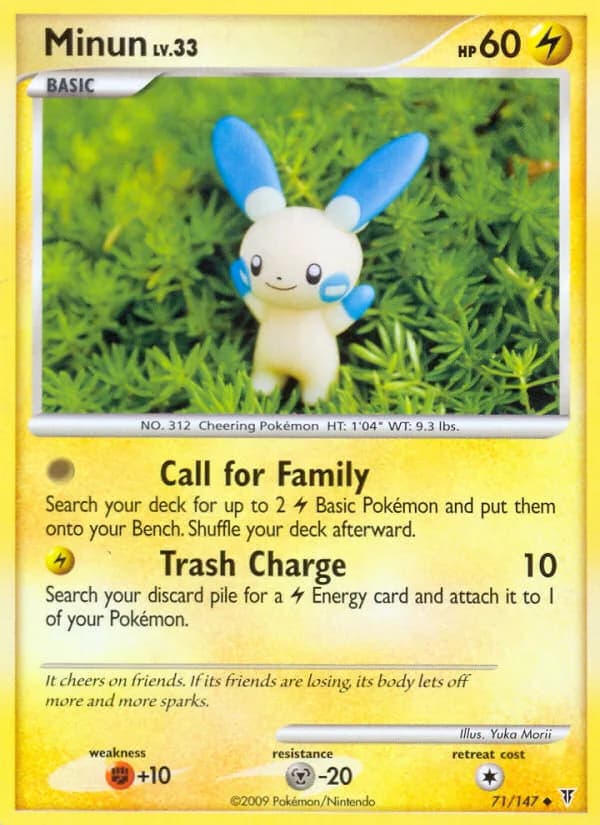 Supreme Victors Minun card front, 71/147