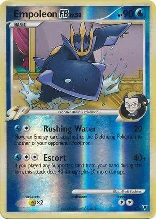 Empoleon FB reverse holo card front, Supreme Victors 27/147
