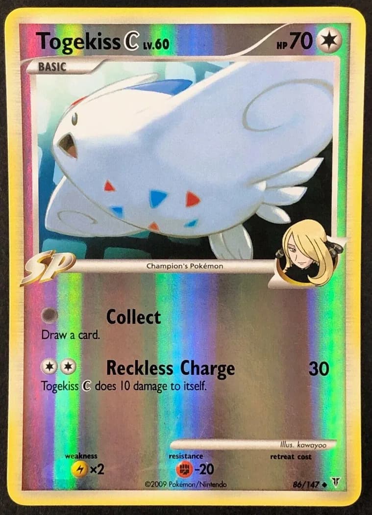 Togekiss C reverse holo card front, Supreme Victors 86/147