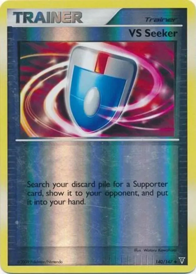 VS Seeker reverse holo card front, Supreme Victors 140/147