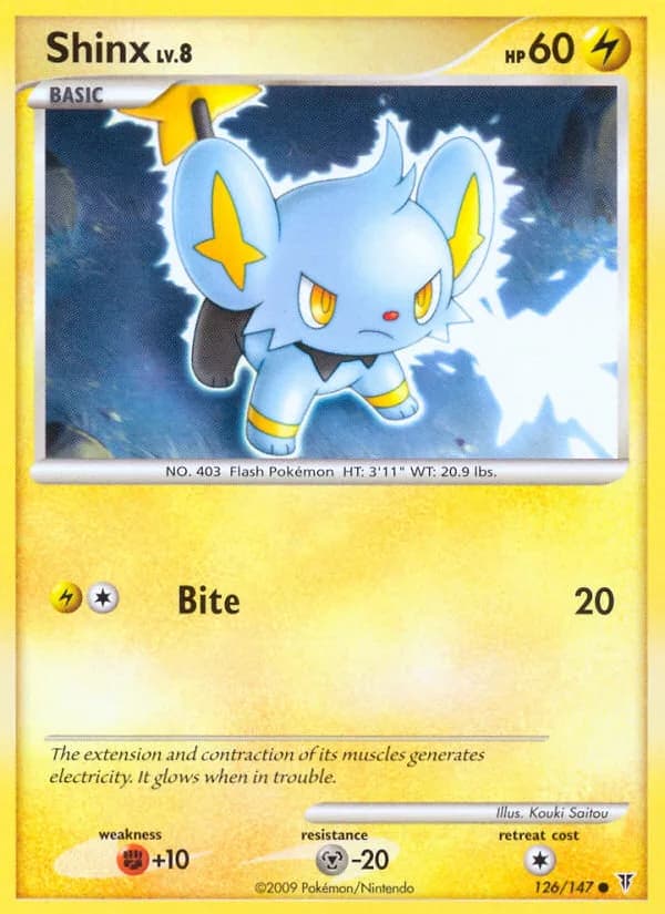 Supreme Victors Shinx card front, 126/147