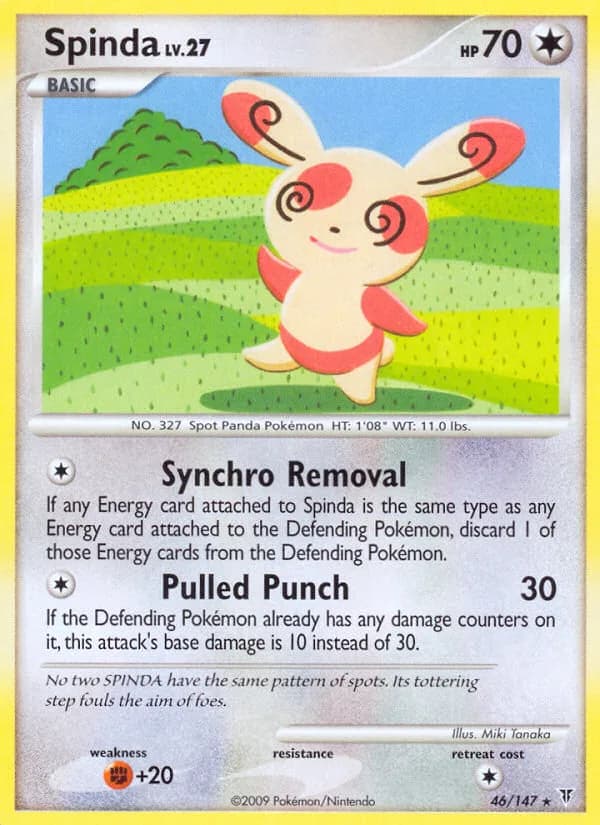 Supreme Victors Spinda card front, 46/147