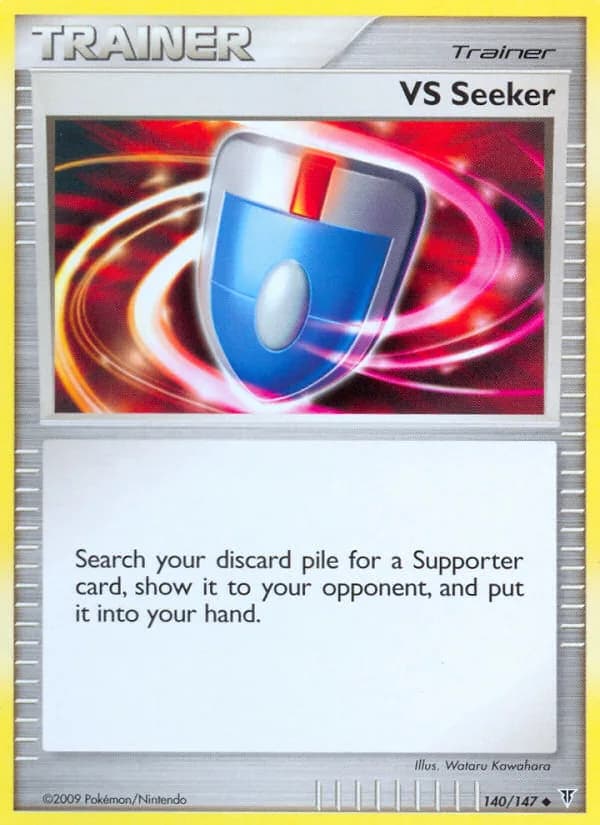 Supreme Victors VS Seeker card front, 140/147