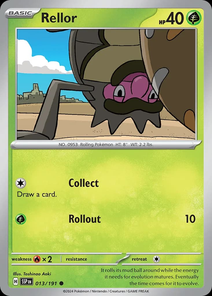 Surging Sparks Rellor card front, 13/191