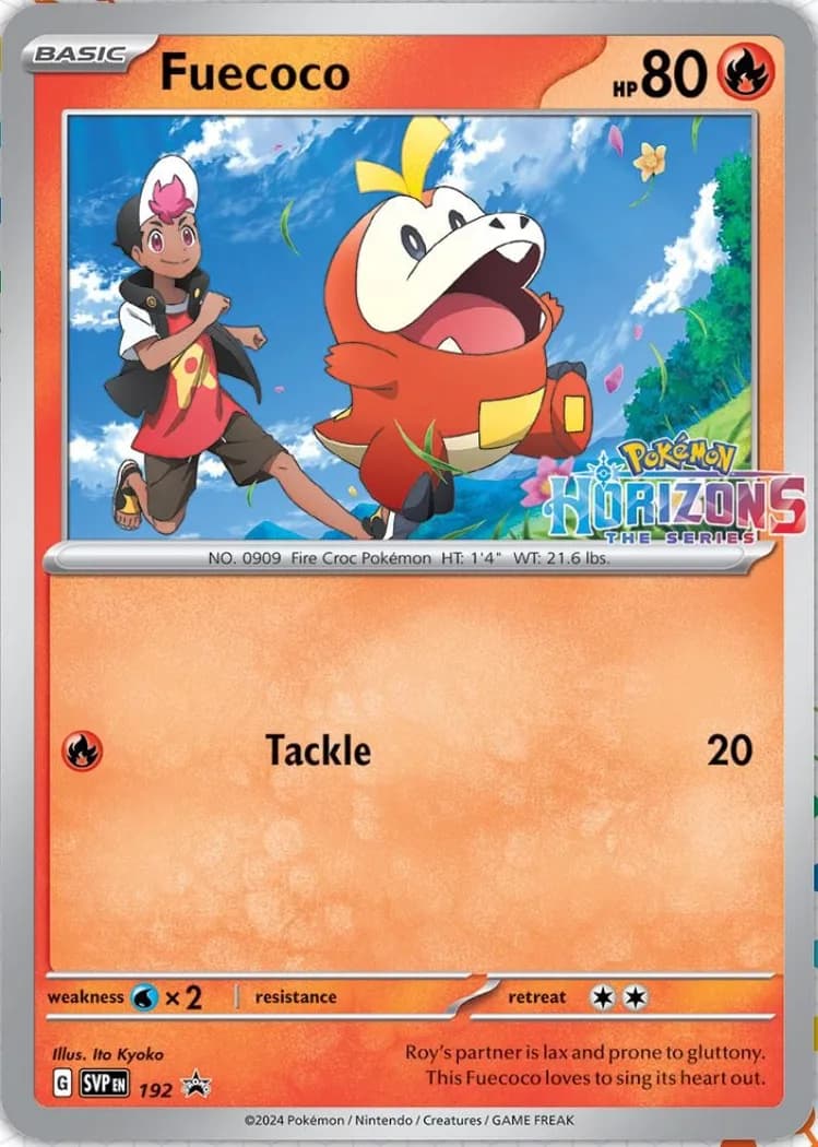 Fuecoco card front, Scarlet & Violet Black Star Promos 192