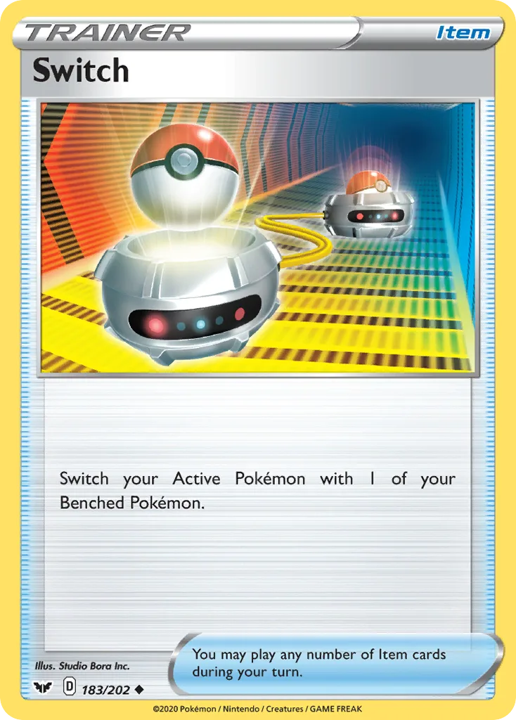 Sword & Shield Switch card front, 183/202
