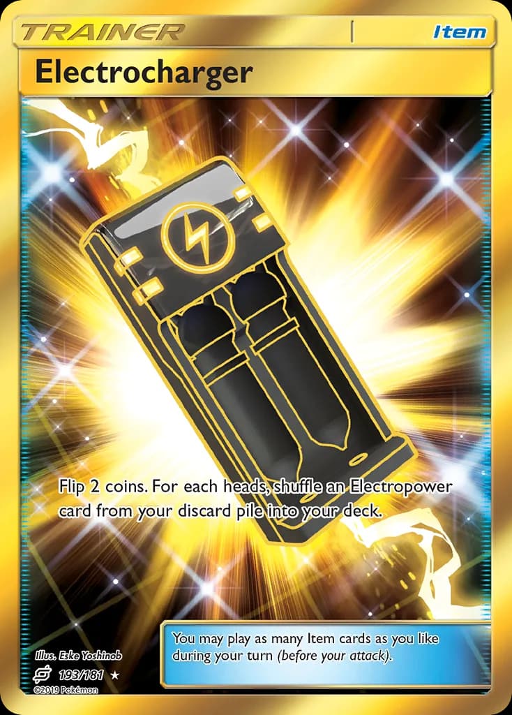 Team Up Electrocharger card front, 193/181