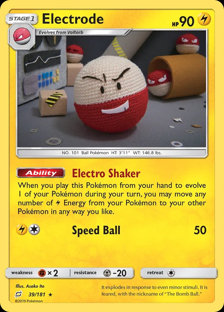 Team Up Electrode card front, 39/181