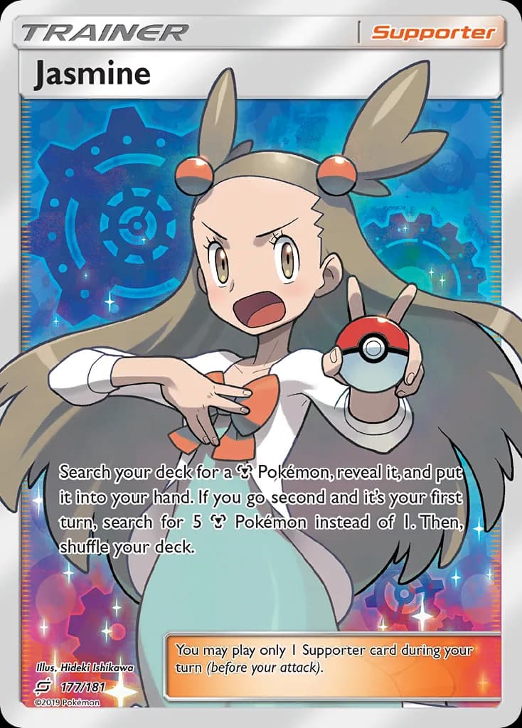 Team Up Jasmine card front, 177/181