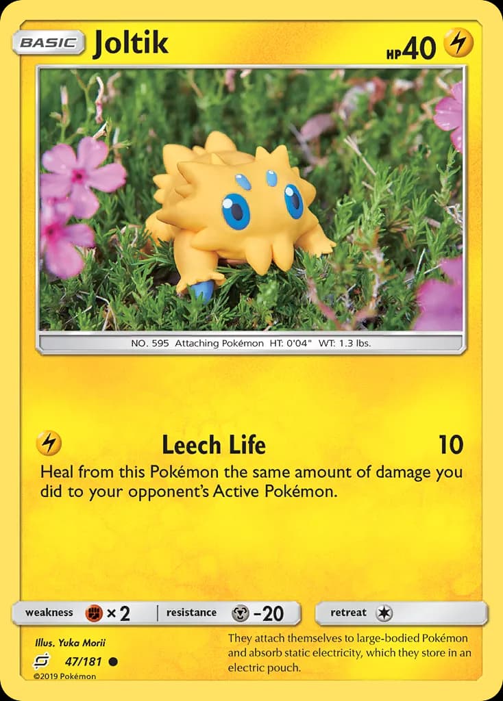 Team Up Joltik card front, 47/181