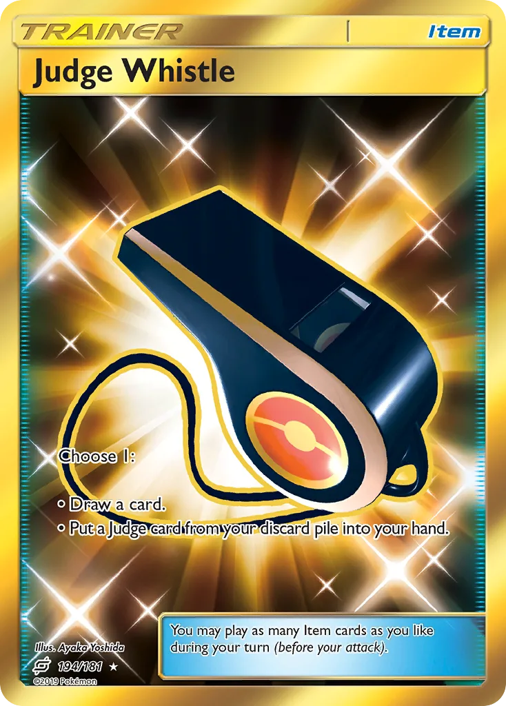 Team Up Judge Whistle card front, 194/181