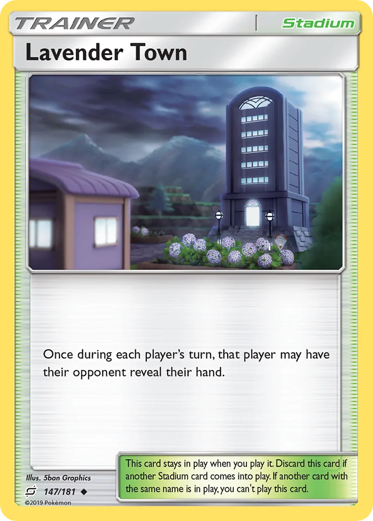 Team Up Lavender Town card front, 147/181