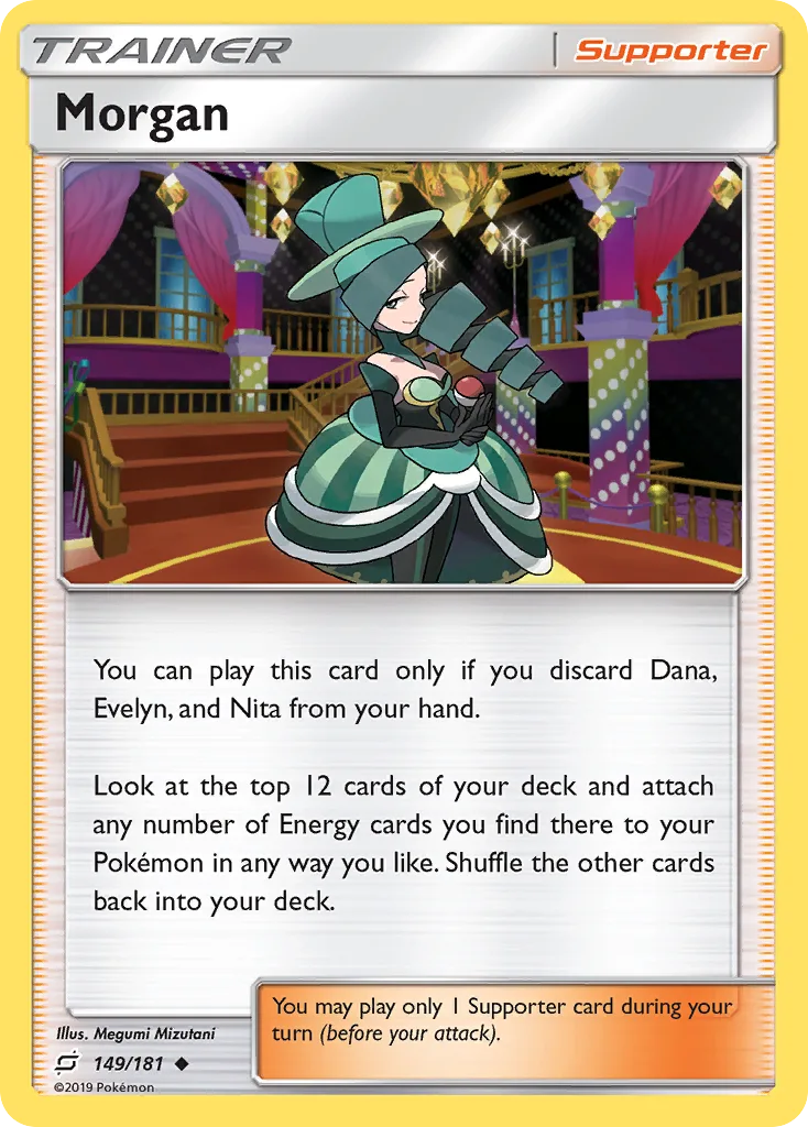 Team Up Morgan card front, 149/181