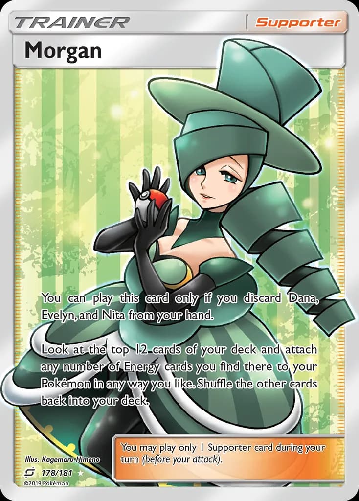 Team Up Morgan card front, 178/181