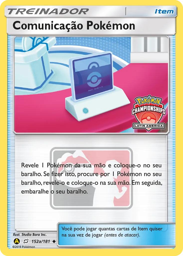 Team Up Pokémon Communication card front, 152a/181