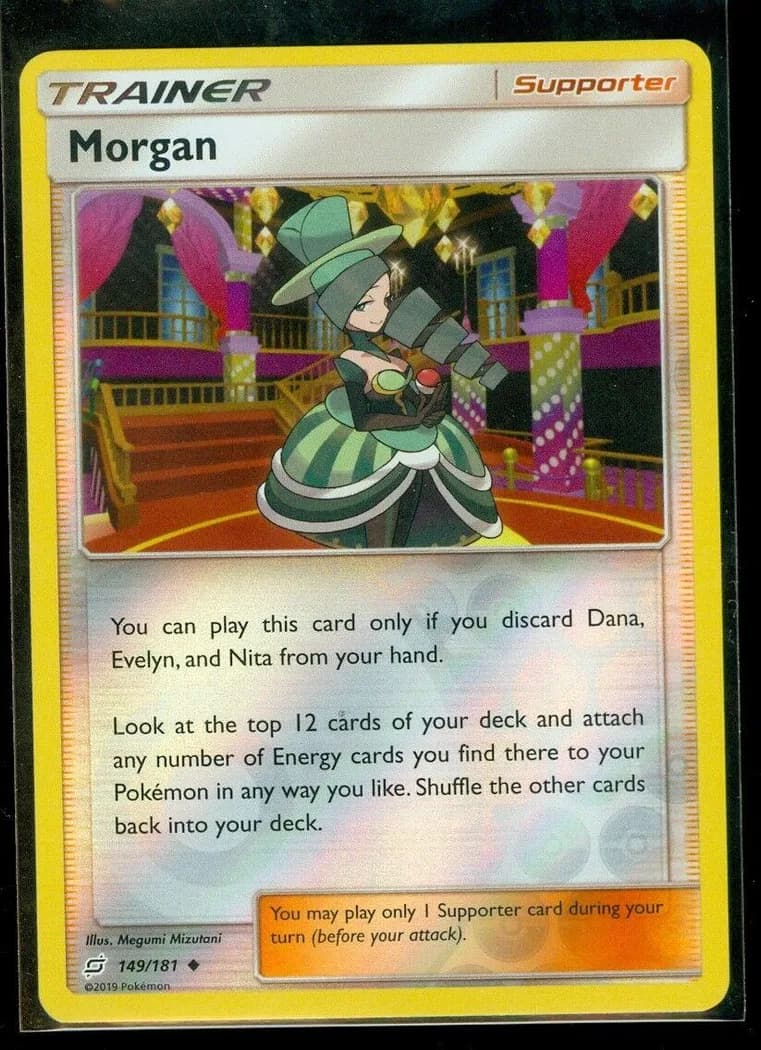Morgan reverse holo card front, Team Up 149/181