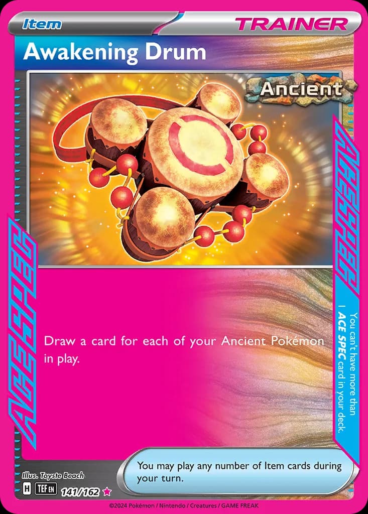 Temporal Forces Awakening Drum card front, 141/162