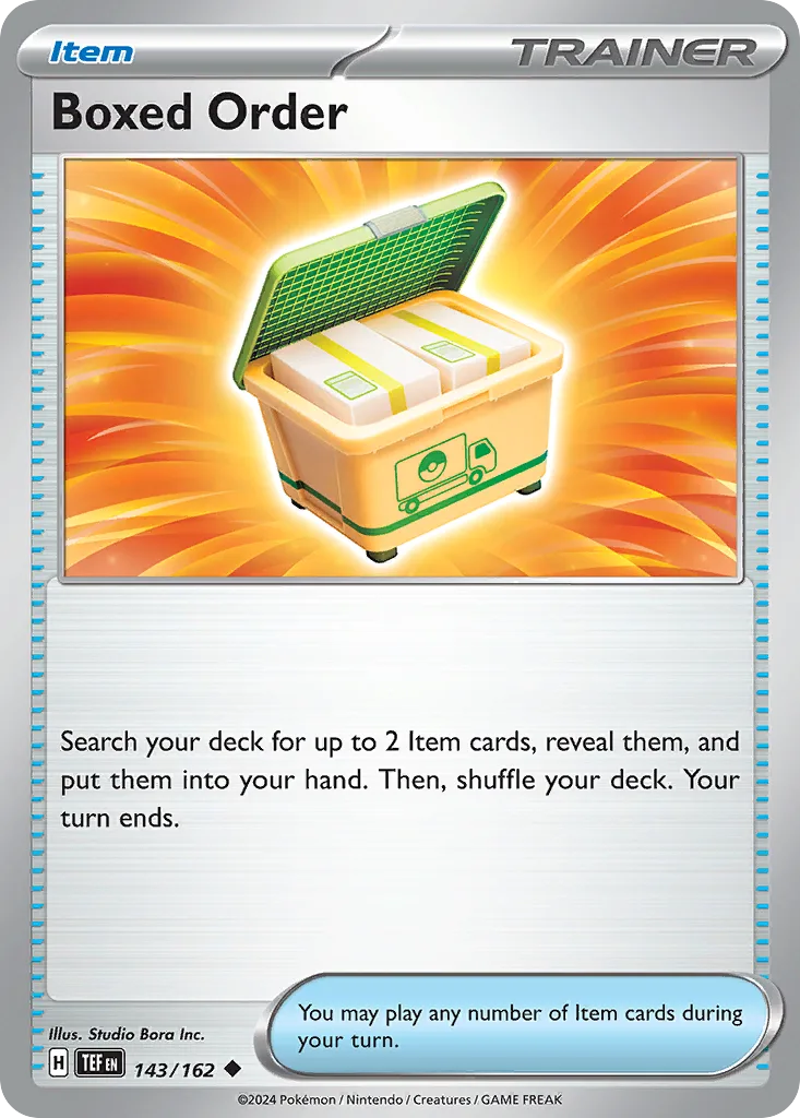 Temporal Forces Boxed Order card front, 143/162