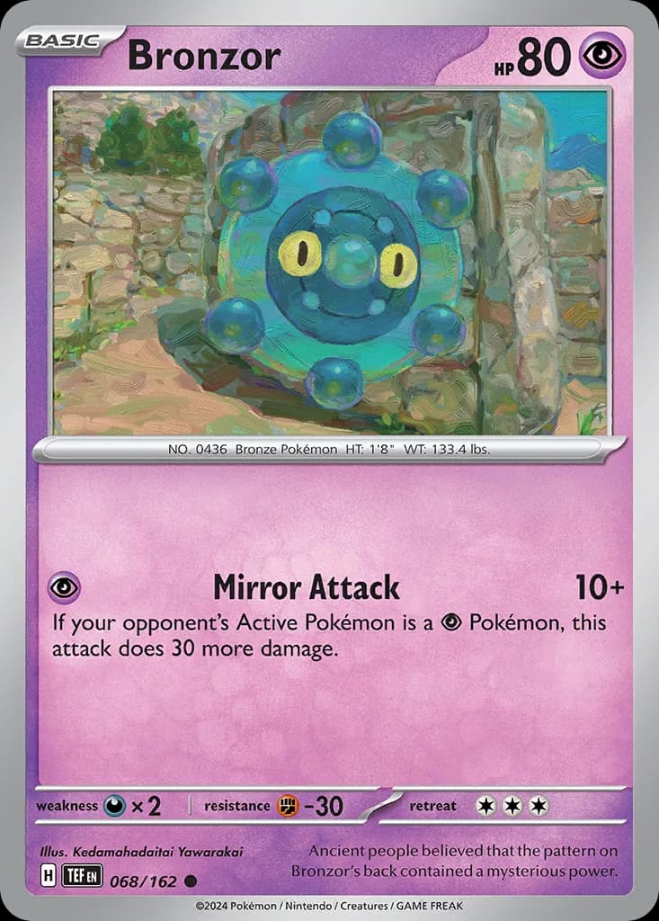 Temporal Forces Bronzor card front, 68/162