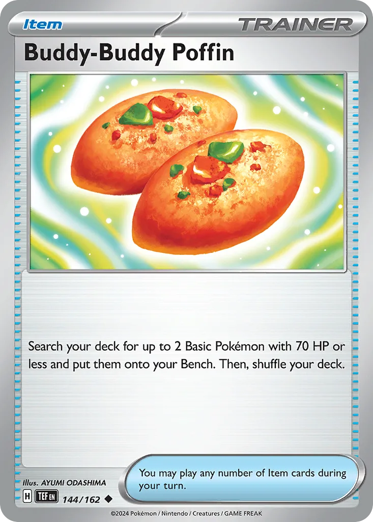Temporal Forces Buddy-Buddy Poffin card front, 144/162