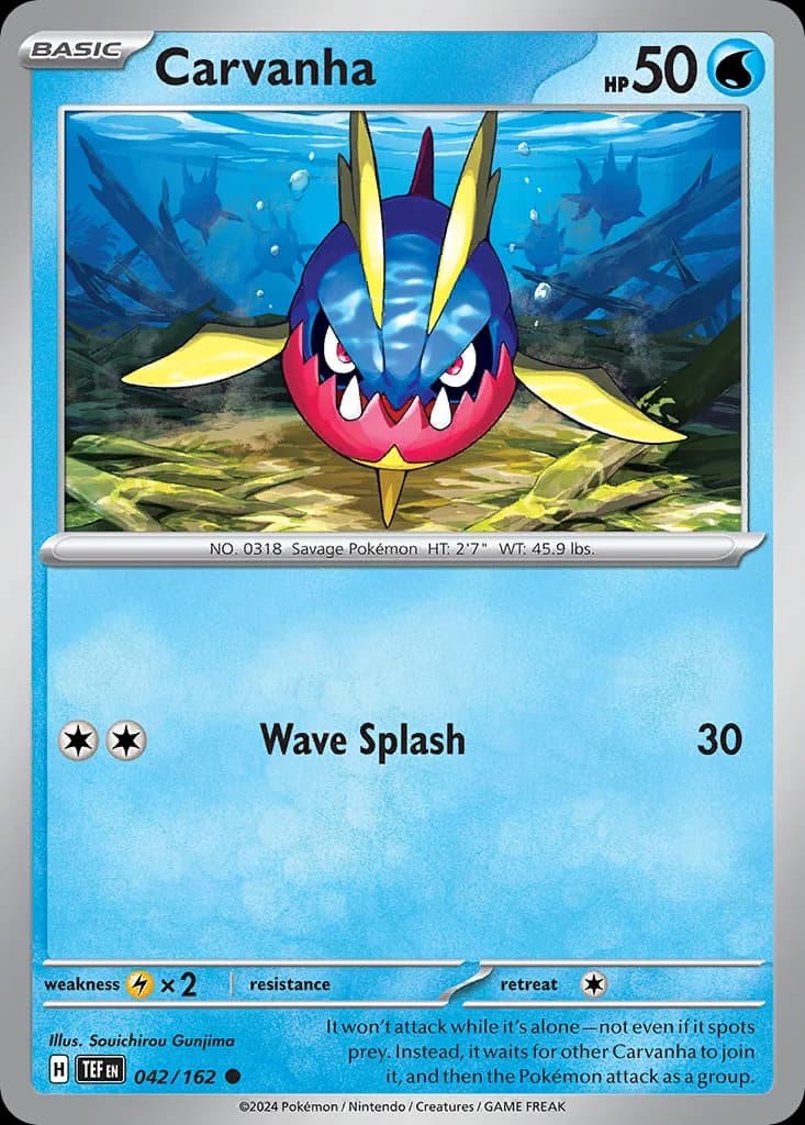 Temporal Forces Carvanha card front, 42/162