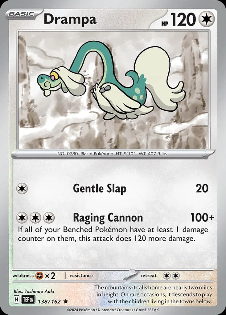 Temporal Forces Drampa card front, 138/162