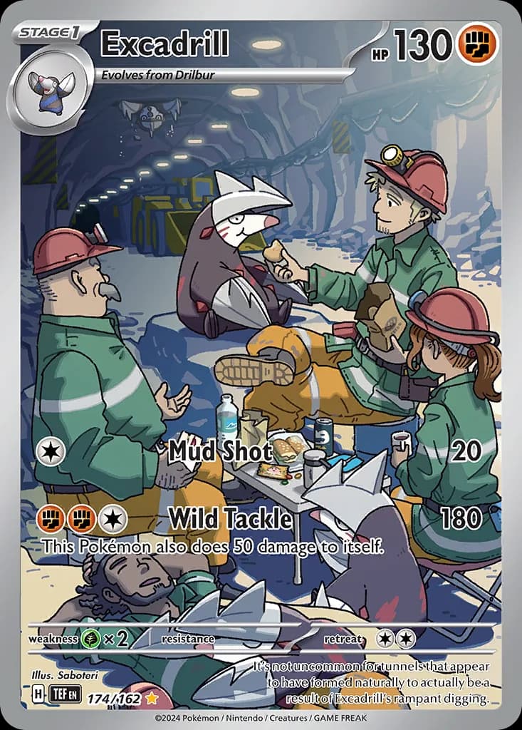 Temporal Forces Excadrill card front, 174/162