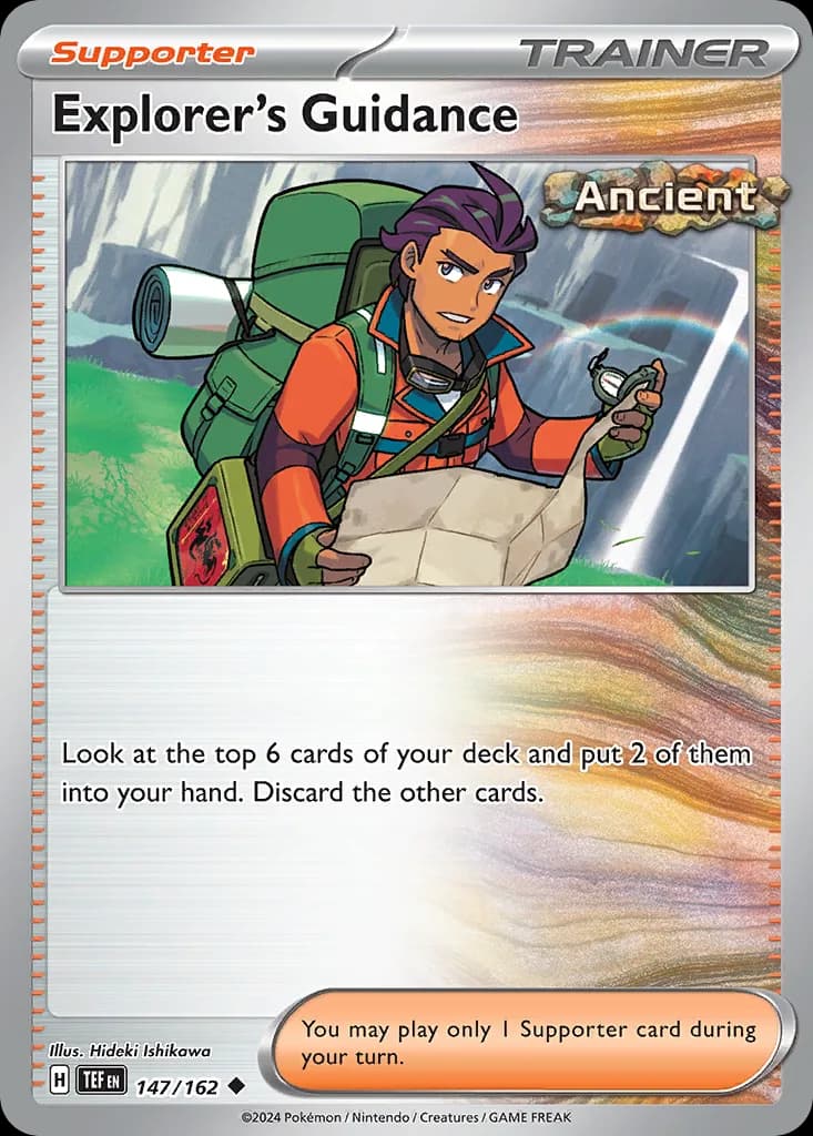 Temporal Forces Explorer's Guidance card front, 147/162