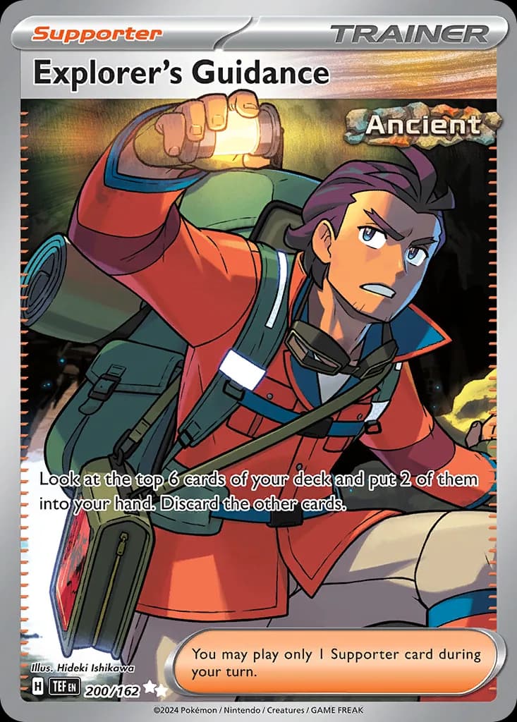Temporal Forces Explorer's Guidance card front, 200/162