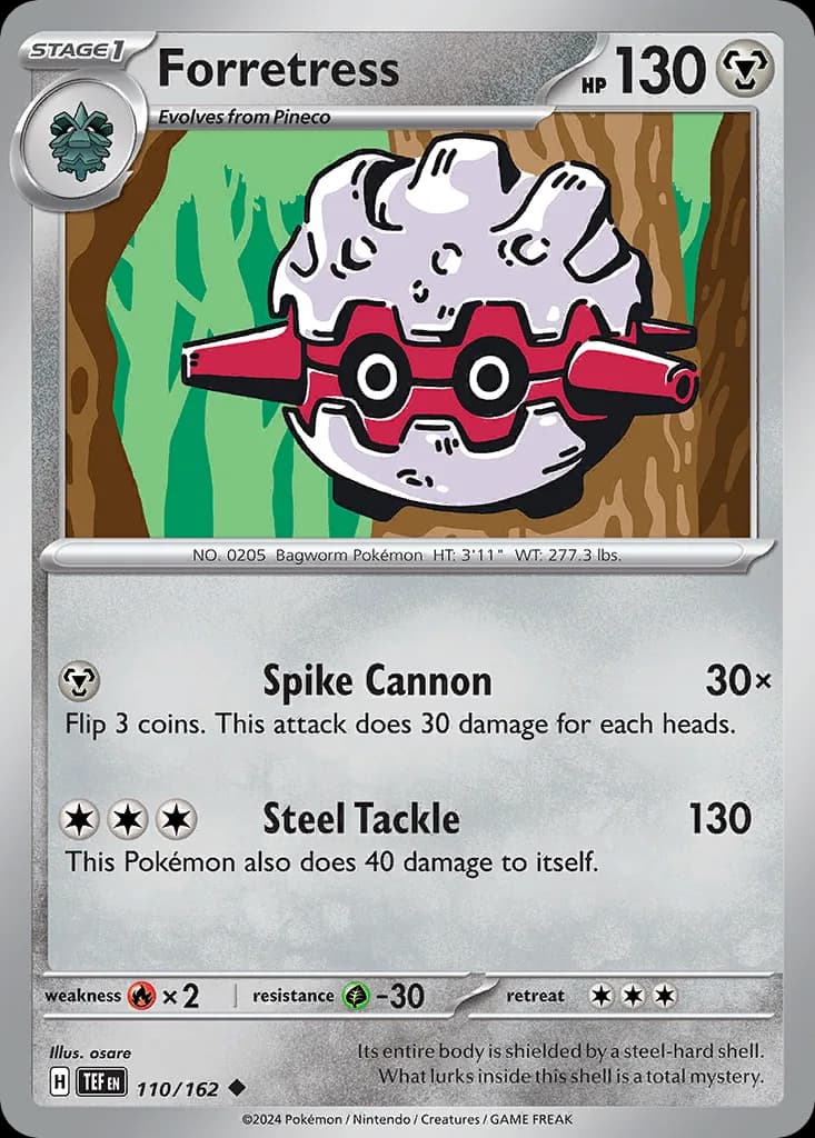 Temporal Forces Forretress card front, 110/162