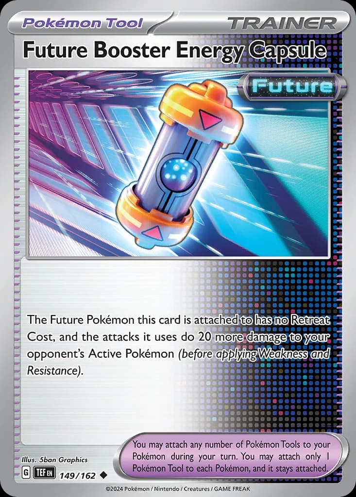 Temporal Forces Future Booster Energy Capsule card front, 149/162