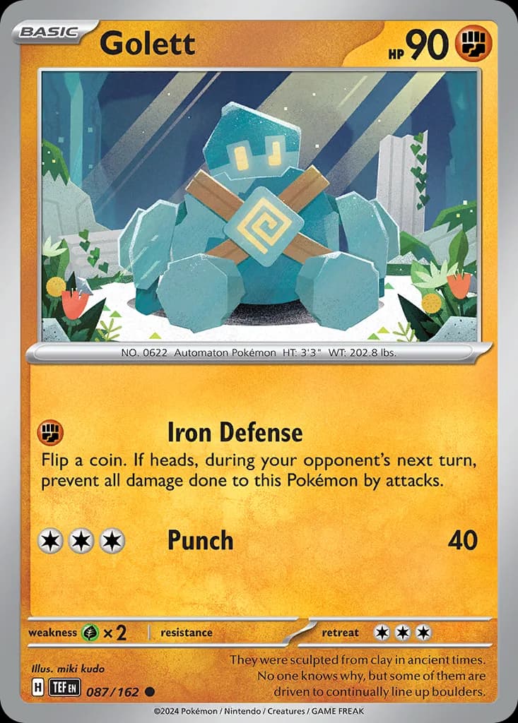 Temporal Forces Golett card front, 87/162
