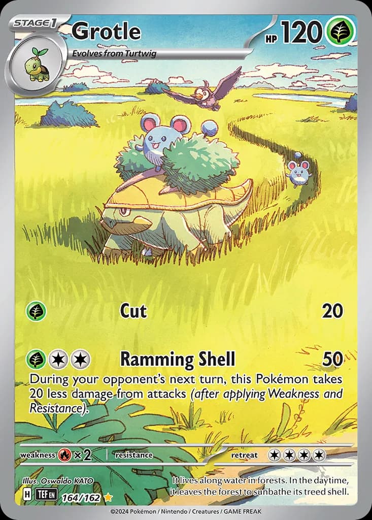Temporal Forces Grotle card front, 164/162