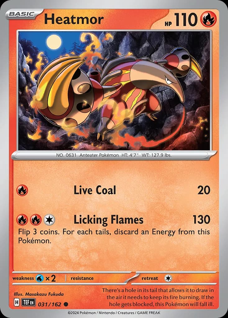 Temporal Forces Heatmor card front, 31/162