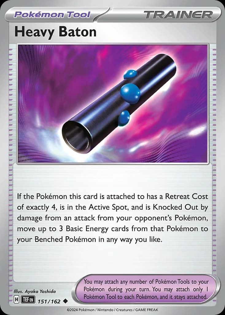 Temporal Forces Heavy Baton card front, 151/162