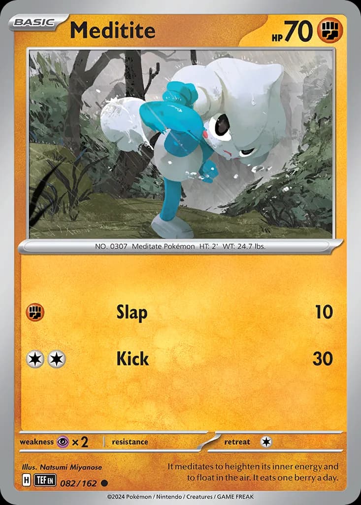 Temporal Forces Meditite card front, 82/162