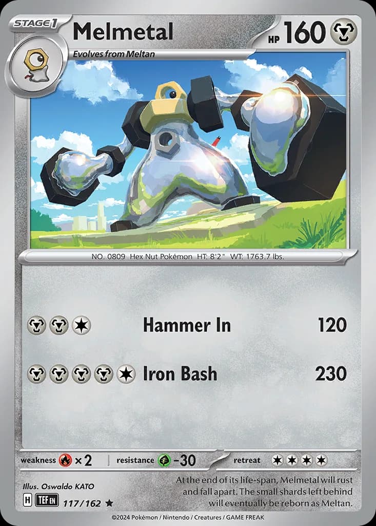 Temporal Forces Melmetal card front, 117/162