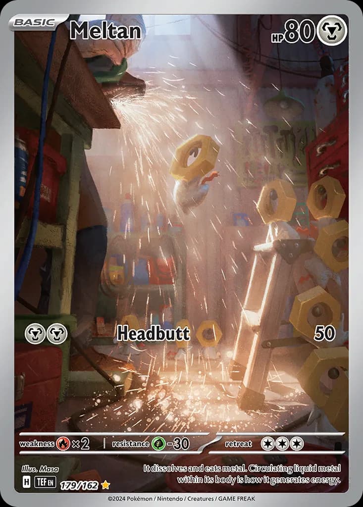 Temporal Forces Meltan card front, 179/162