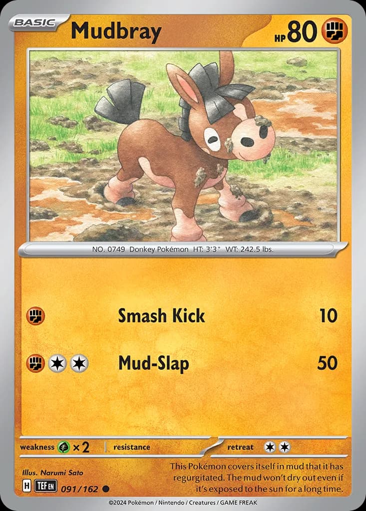 Temporal Forces Mudbray card front, 91/162