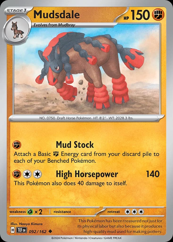 Temporal Forces Mudsdale card front, 92/162