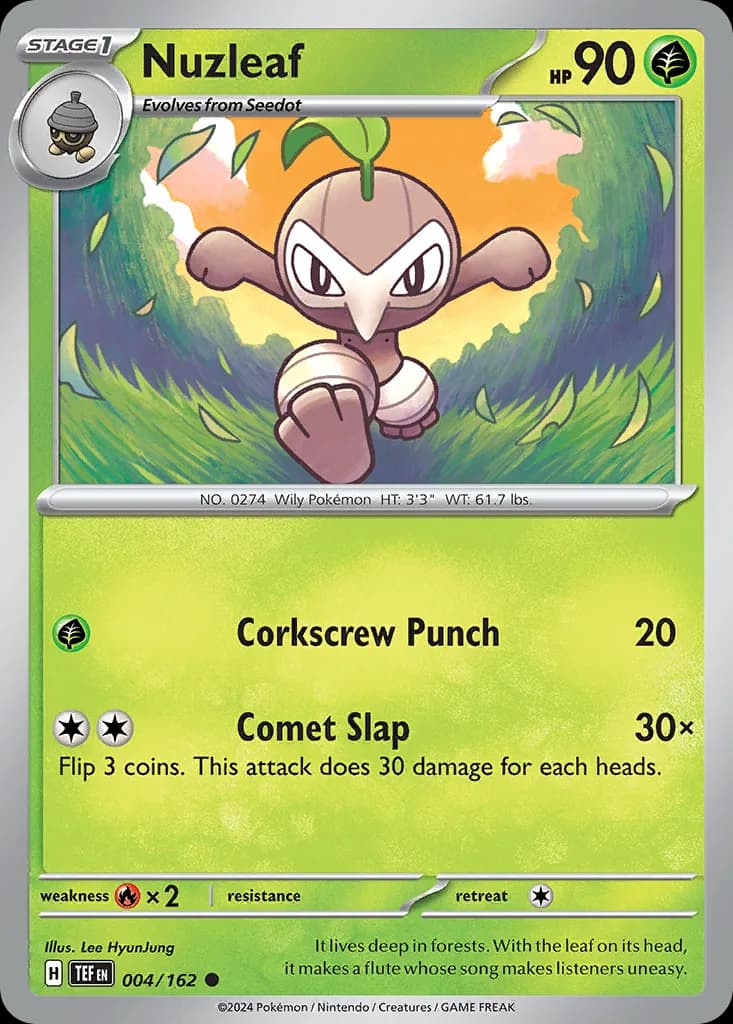 Temporal Forces Nuzleaf card front, 4/162