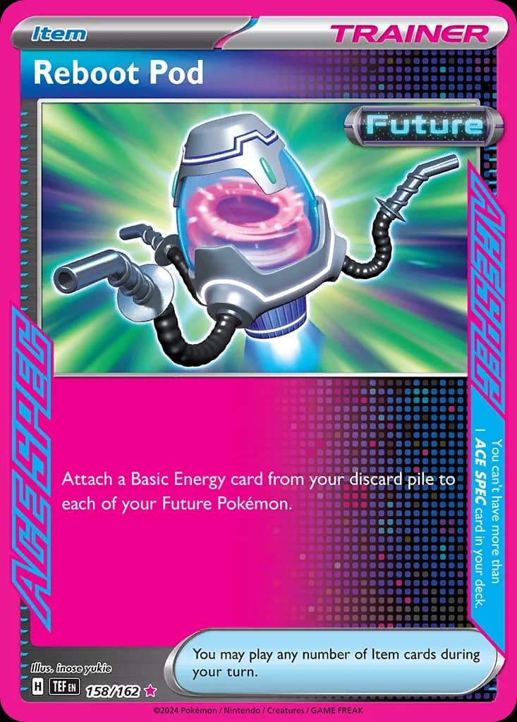 Temporal Forces Reboot Pod card front, 158/162