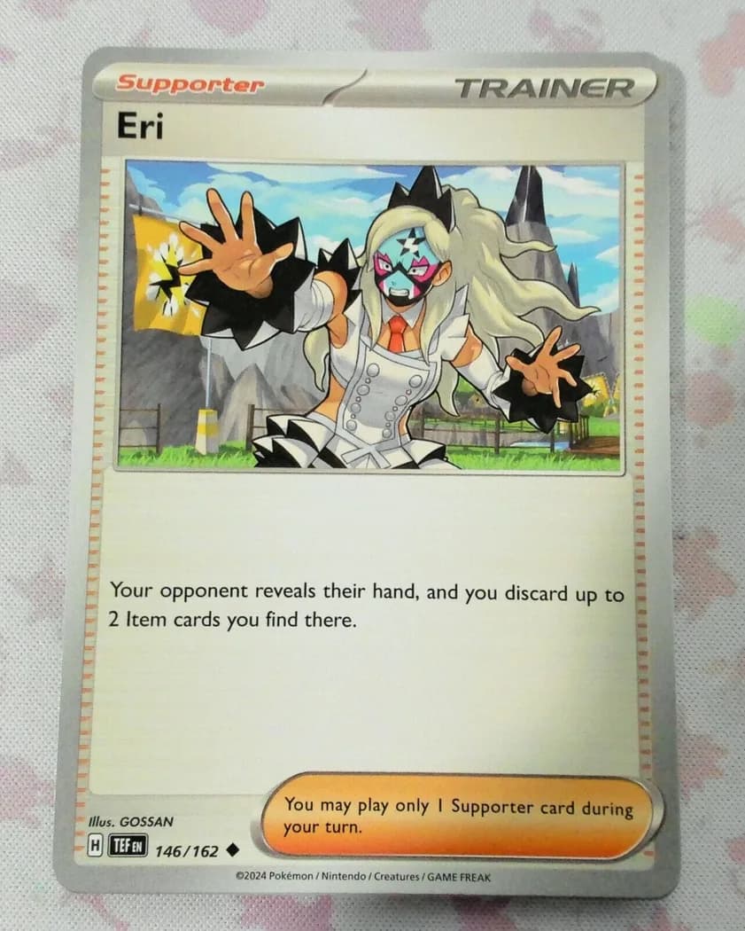 Eri reverse holo card front, Temporal Forces 146/162