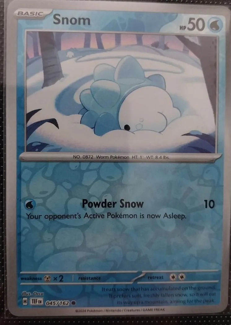 Snom reverse holo card front, Temporal Forces 45/162