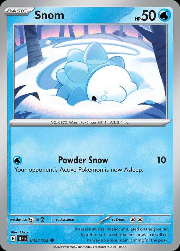 Snom card front, Temporal Forces 45/162