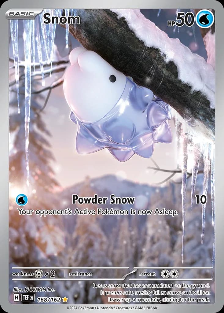 Snom card front, Temporal Forces 168/162