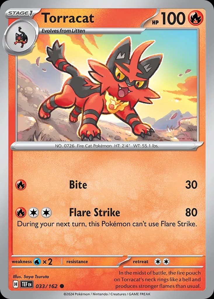 Temporal Forces Torracat card front, 33/162